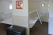 Maple Cabin Interior at Ashuelot River Campground