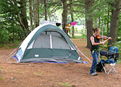 Tentsite at Ashuelot River Campground